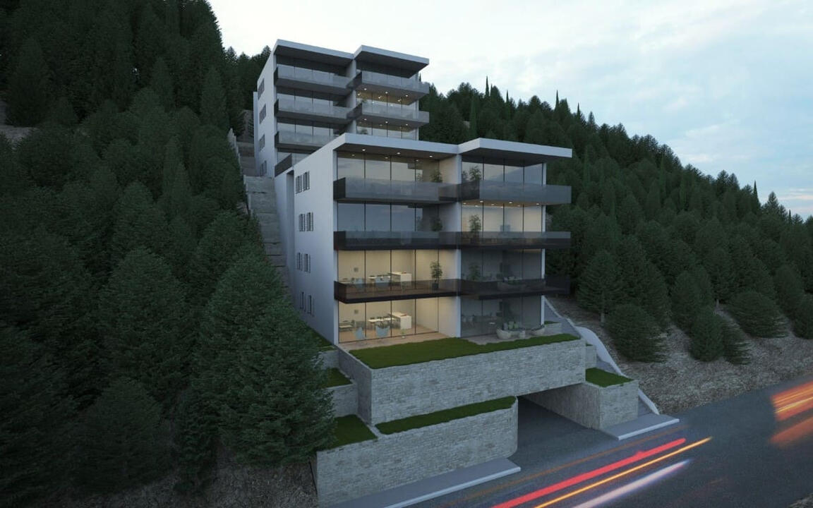 DOUBLE MULTI-APARTMENT BUILDING